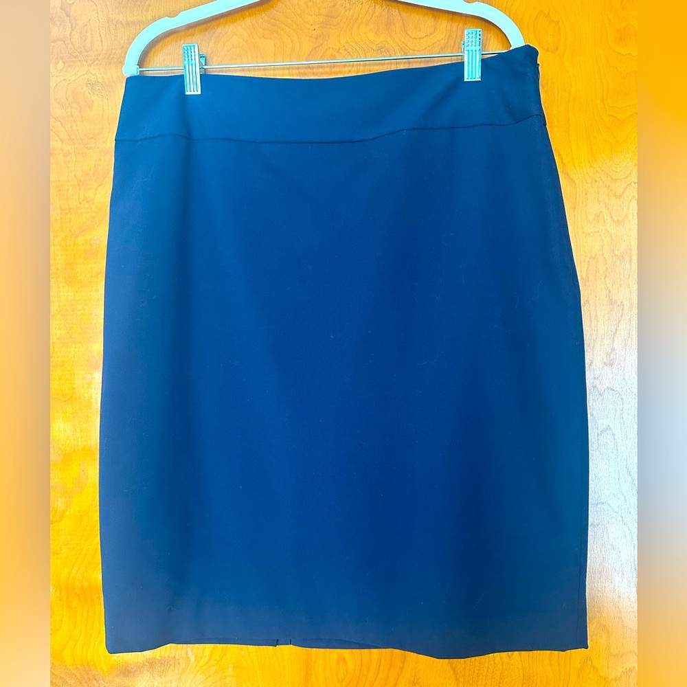 Liz Claiborne Classic Blue Pencil Skirt, Size 12